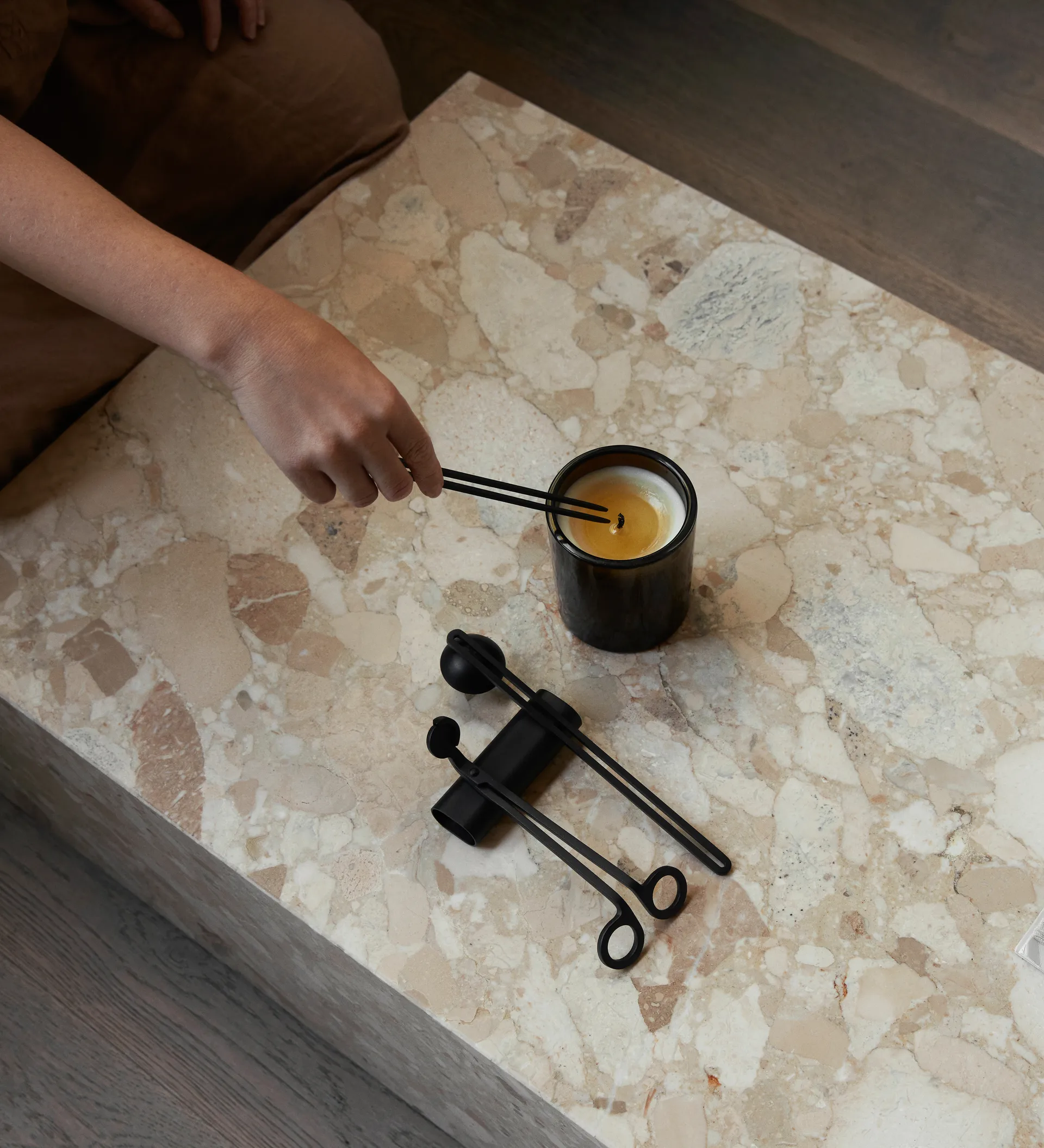 Clip care kit ljus 4 delar, Svart Audo Copenhagen