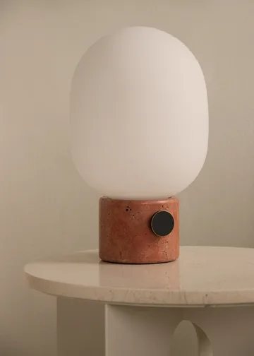 JWDA bordslampa - Red travertine, Large - Audo Copenhagen