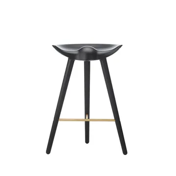 ML 42 barpall - black stained beech, brass - Audo Copenhagen