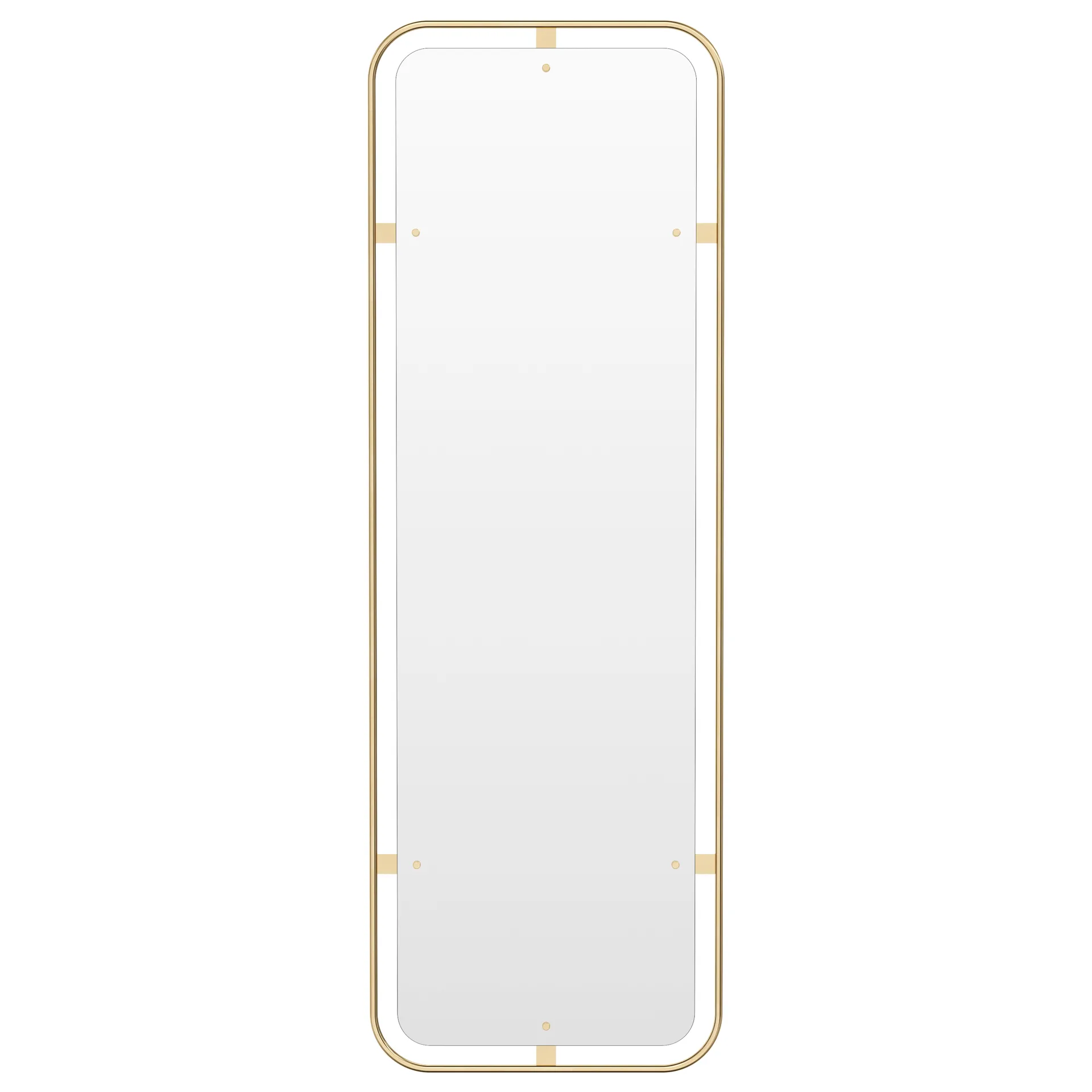 Nimbus spegel rektangulär, Polished brass Audo Copenhagen