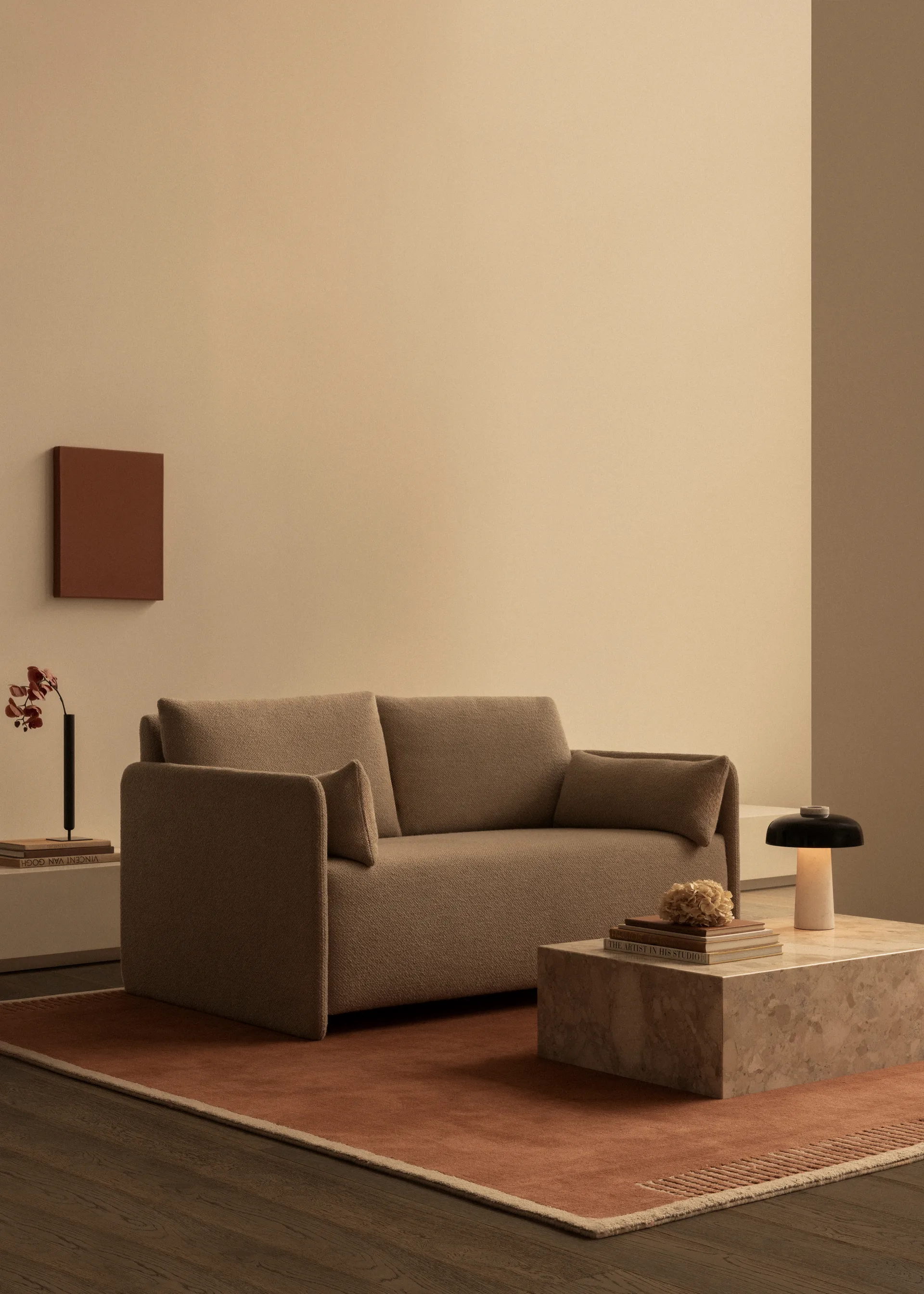 Offset bäddsoffa 2-sits, Logan Flint Audo Copenhagen