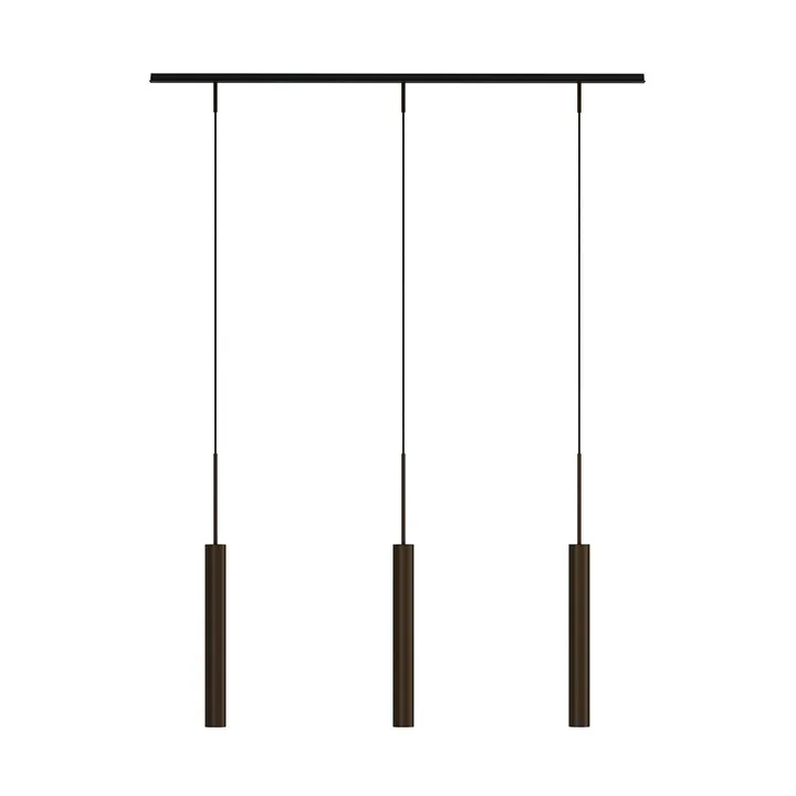 Tubulaire rail pendel 3 - Anodized bronzed - Audo Copenhagen