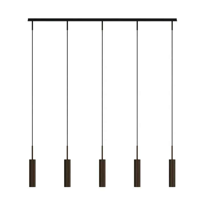 Tubulaire rail pendel 5 - Anodized bronzed - Audo Copenhagen