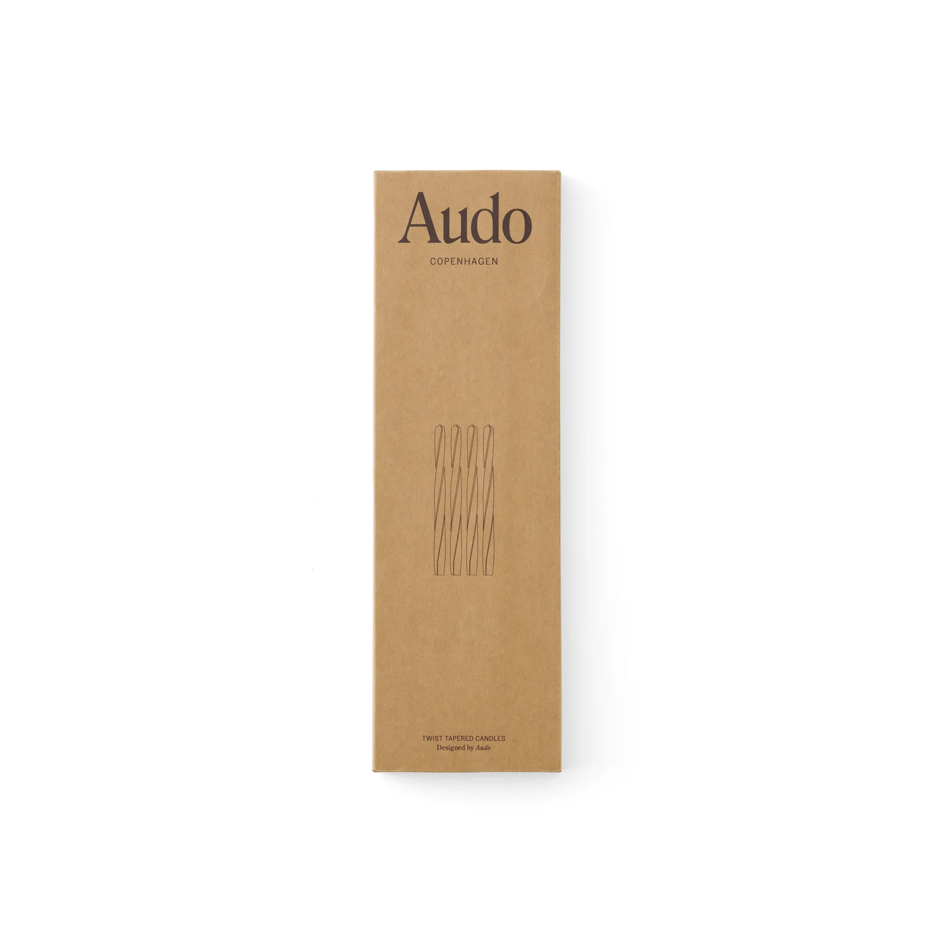 Twist ljus 30 cm 4-pack, Ivory Audo Copenhagen
