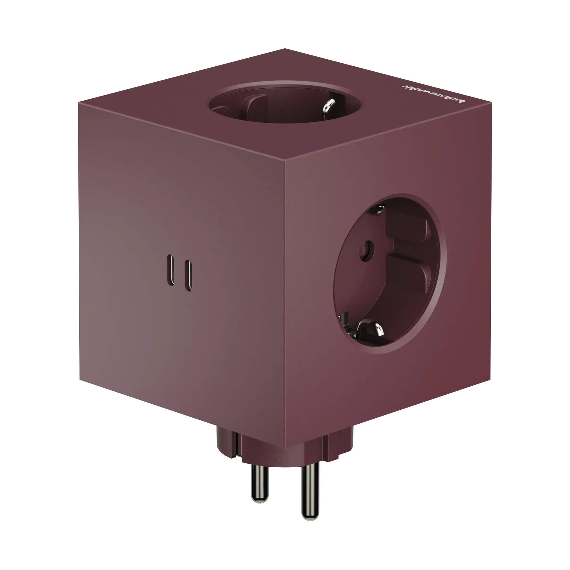 AVOLT x Bauhaus-Archiv Square 2 grenuttag USB-C, Mulberry Red Avolt