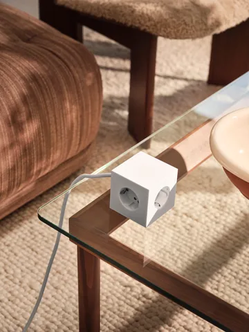 Square 1 grenuttag USB-C 30W 1,8 m - White Martinelli Luce edition - Avolt