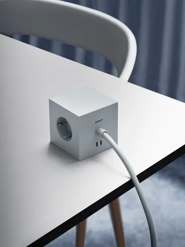 Square 1 grenuttag USB-C 30W 3 m - Gotland Gray - Avolt