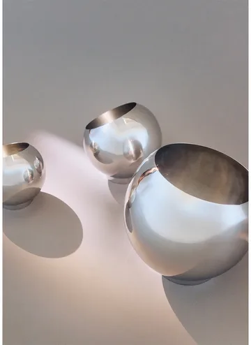 Globe blomkruka Ø37 cm - Silver - AYTM