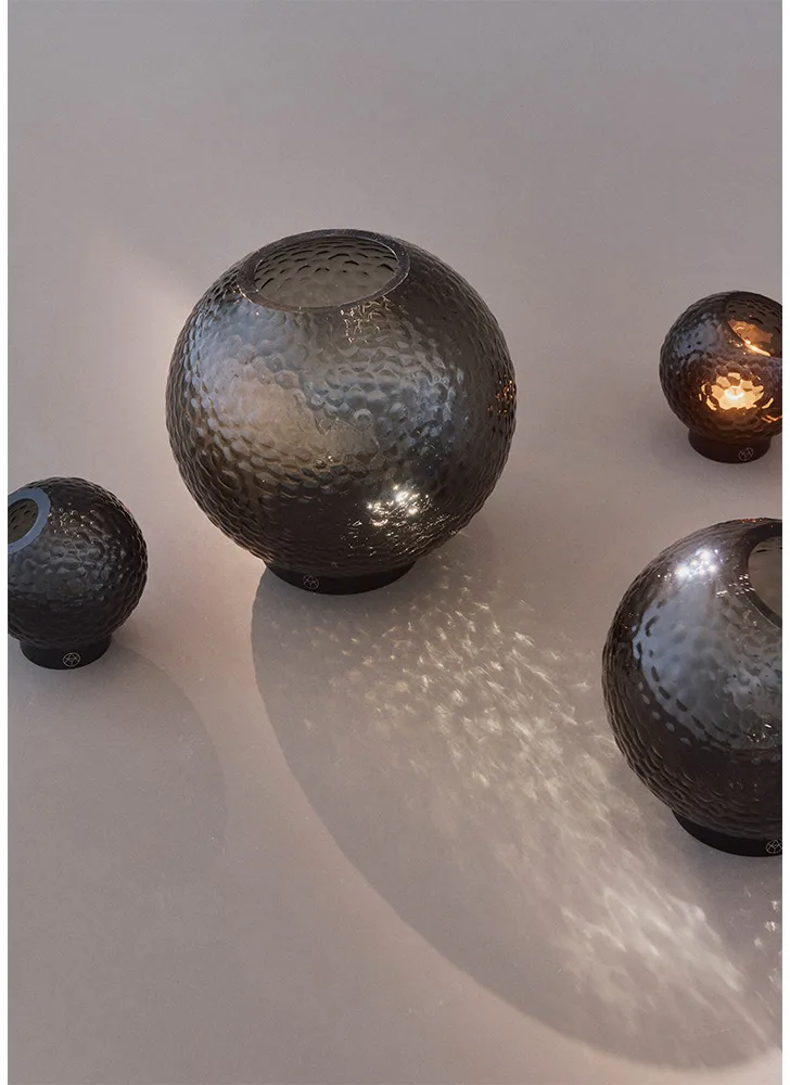 Globe bubbles vas Ø10 cm, Clear AYTM
