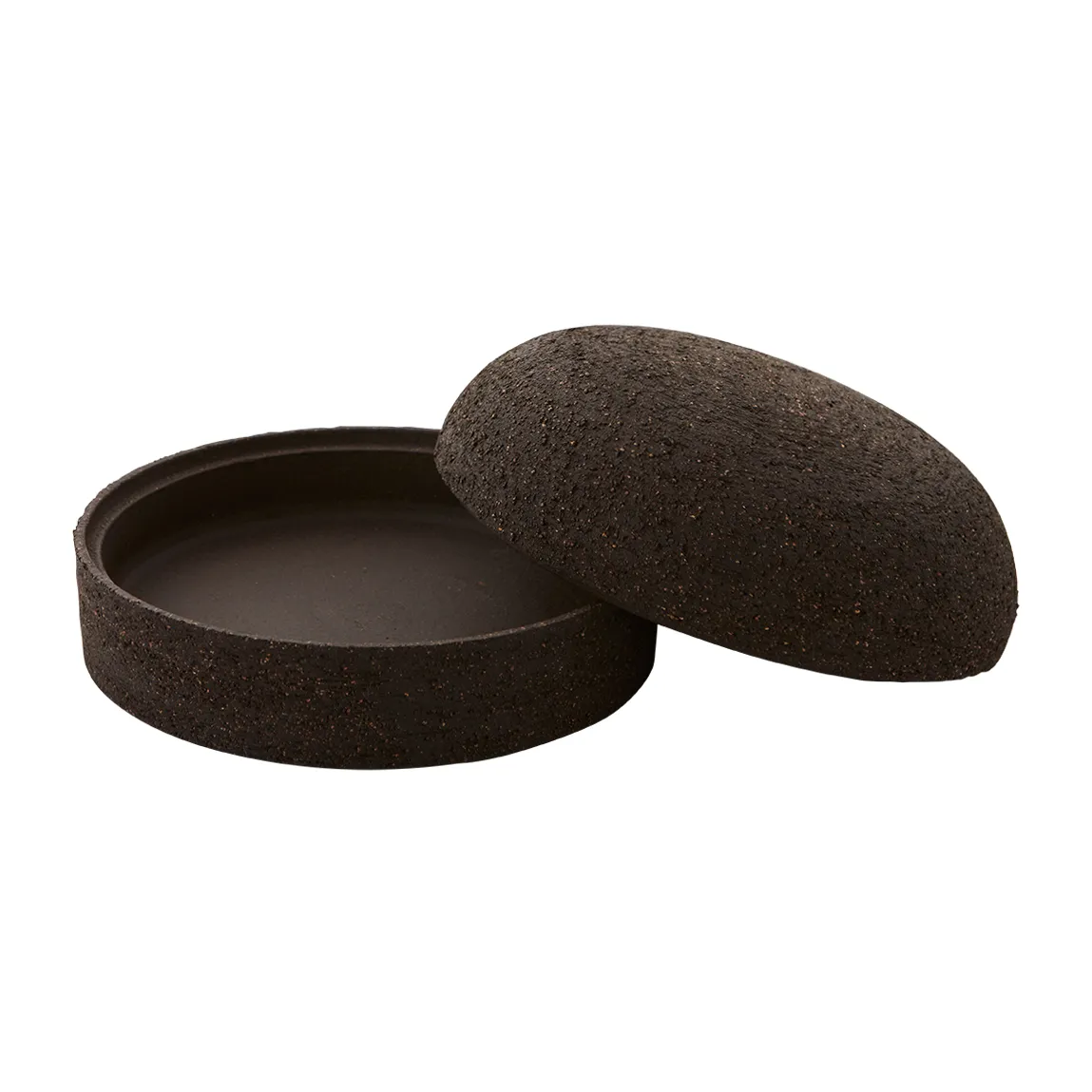Terra förvaringsburk med lock Ø16 cm, Java brown AYTM