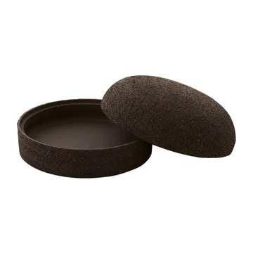 Terra förvaringsburk med lock Ø16 cm - Java brown - AYTM