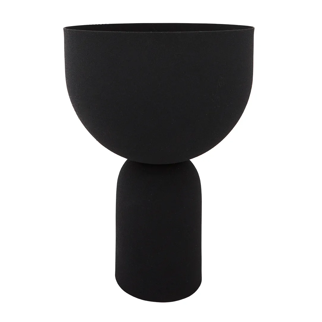 Torus kruka Ø22 cm, Black-black AYTM