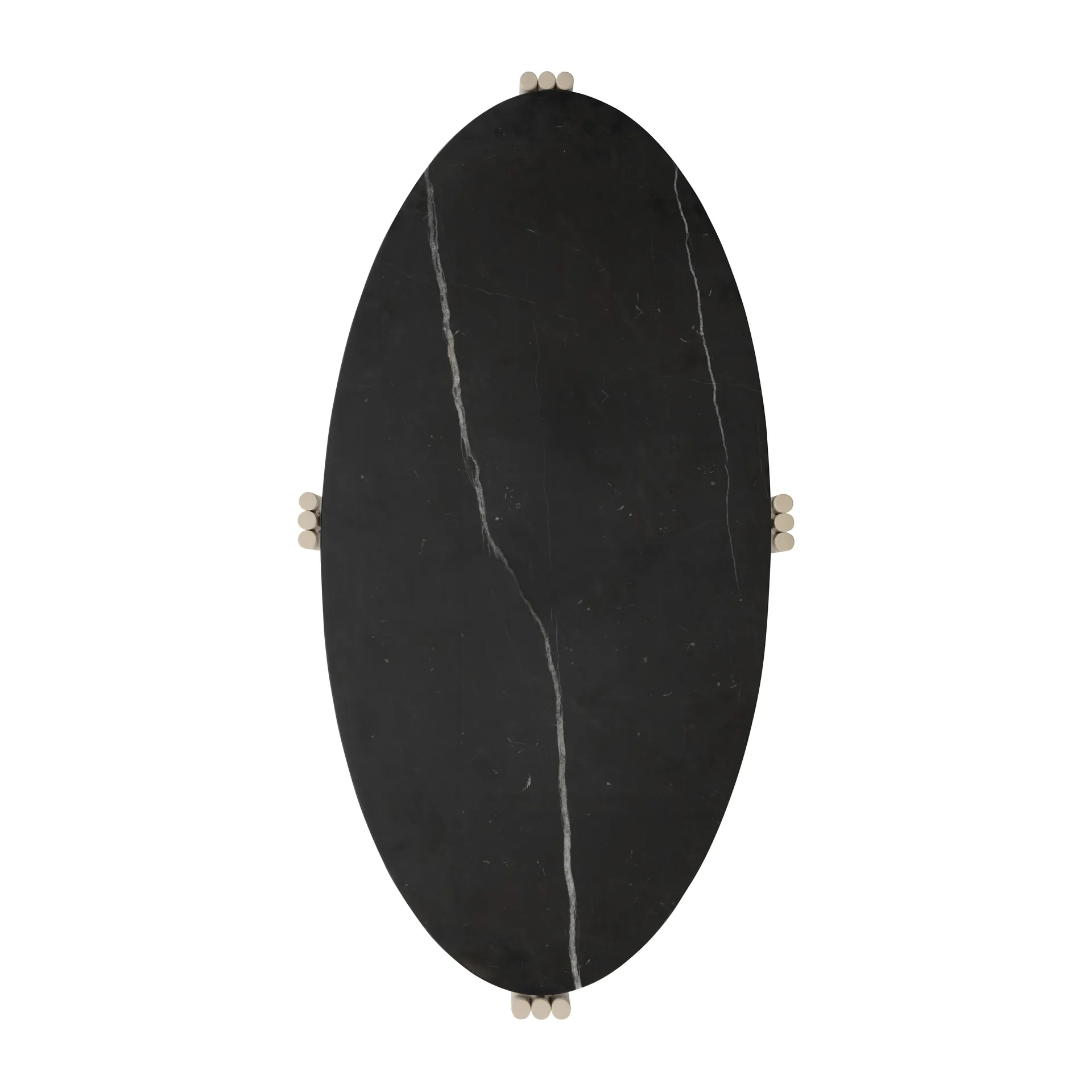 Tribus soffbord oval 92,4x47,6x35 cm, Light Sand-black AYTM