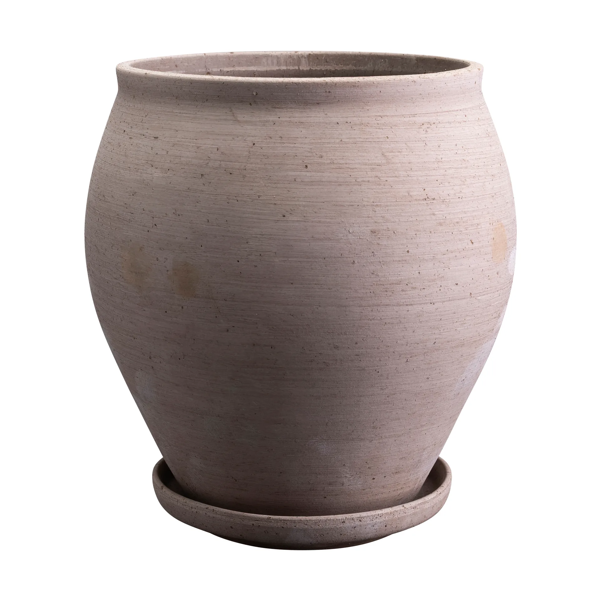 Delphi kruka med fat 2 delar, Grey, Ø26 cm Bergs Potter