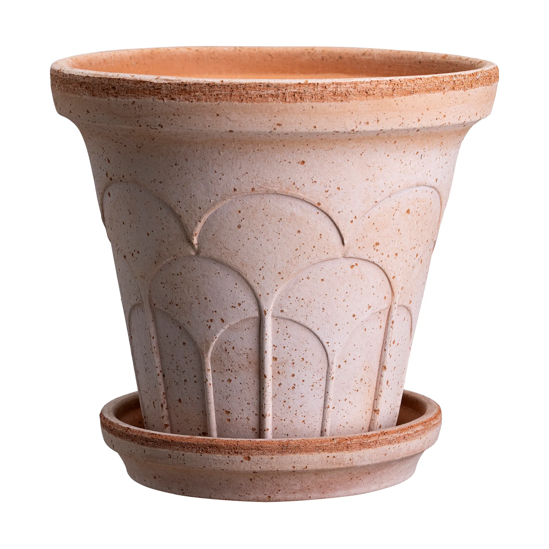 Fleur kruka med fat 2 delar, Rosa, Ø16 cm Bergs Potter