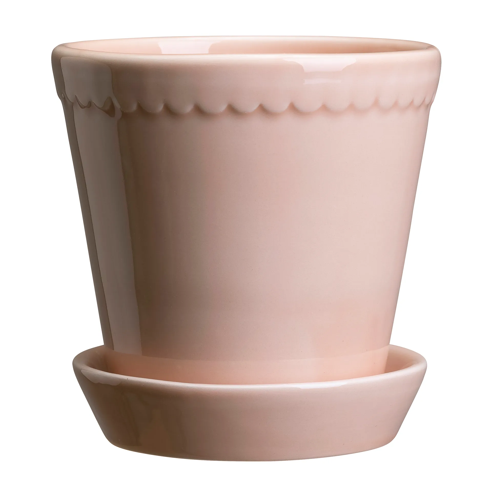 Helena kruka glaserad Ø12 cm, Quartz rose Bergs Potter