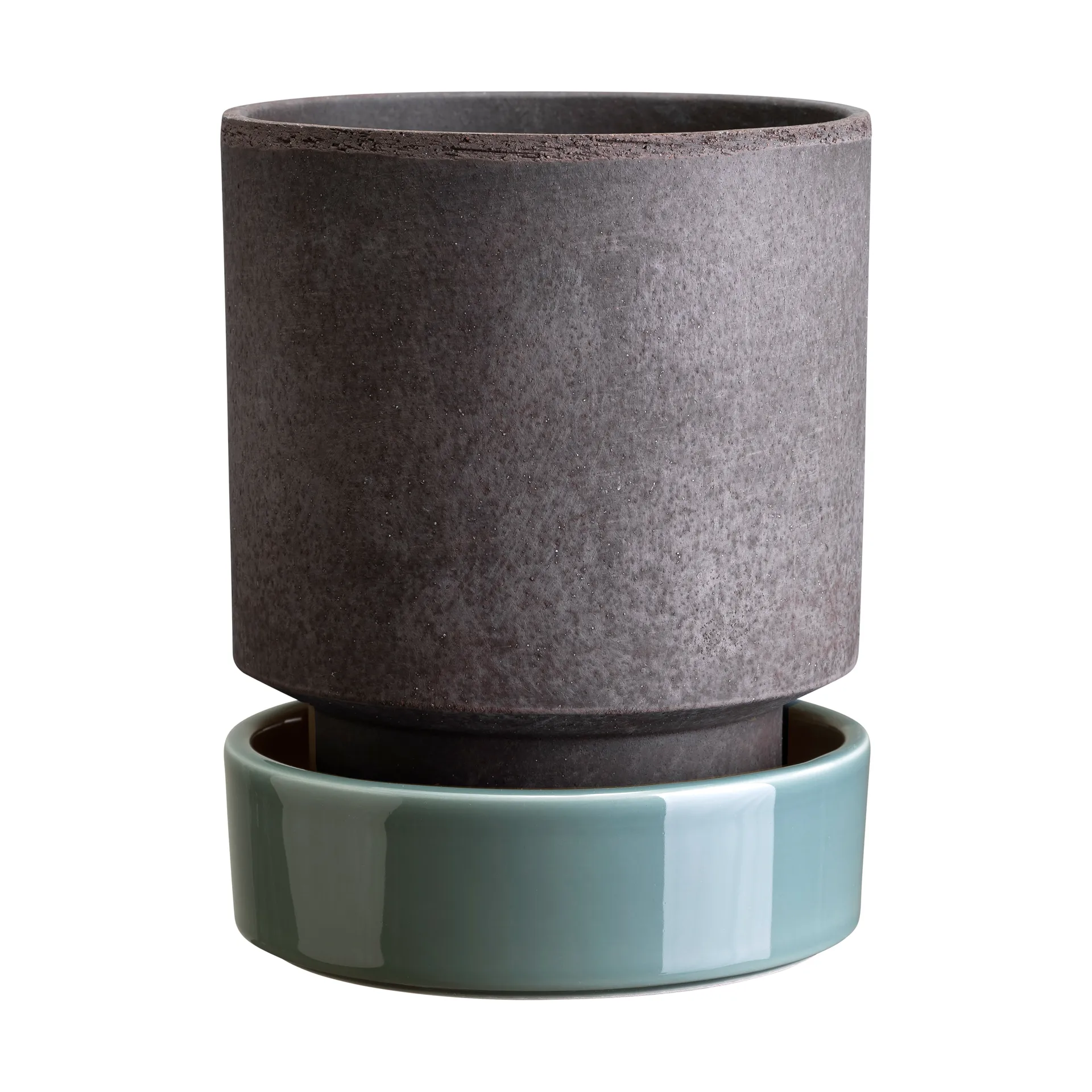 Hoff kruka, Ø16 cm, Raw Grey-Misty Blue Bergs Potter