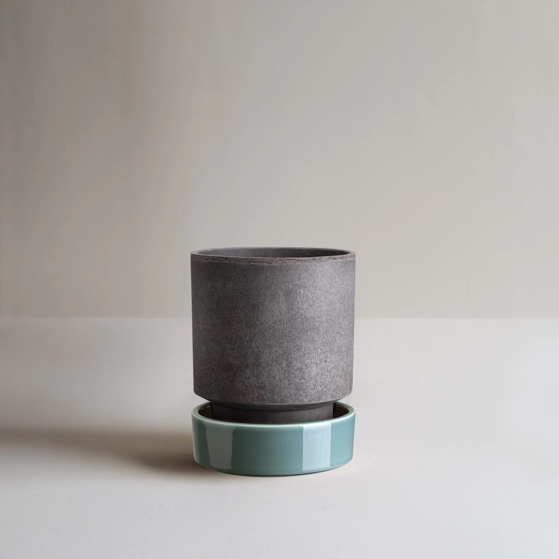 Hoff kruka, Ø16 cm, Raw Grey-Misty Blue Bergs Potter