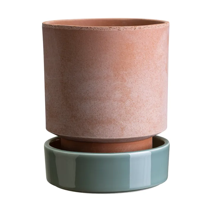 Hoff kruka - Ø18 cm, Raw Rosa-Misty Blue - Bergs Potter