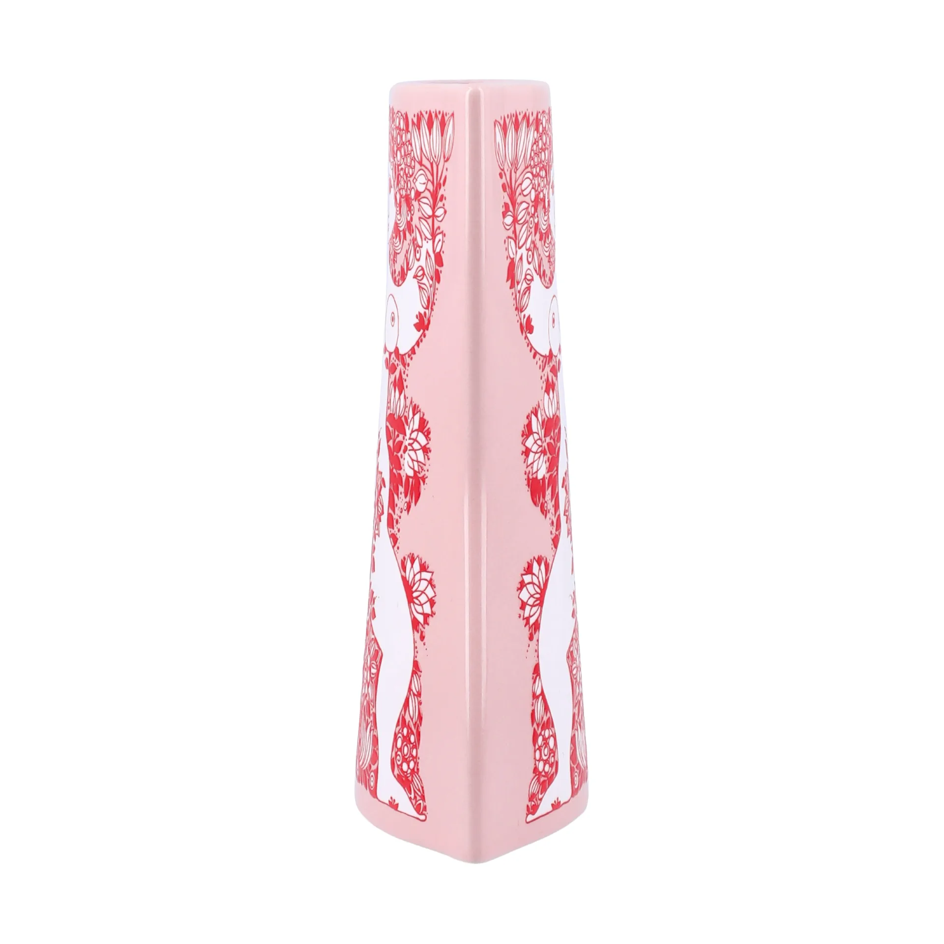 Nina vas, Pink-röd, 16,5 cm Bjørn Wiinblad