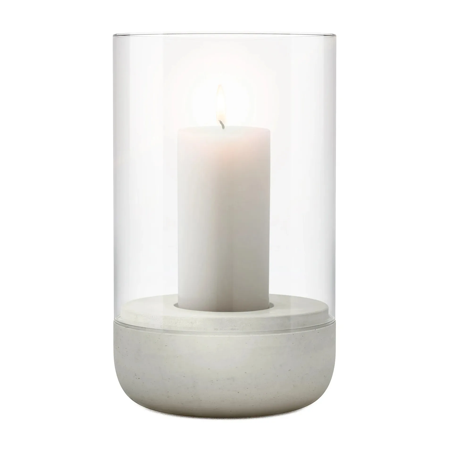 Calma stormlykta Ø12 cm, Light grey blomus