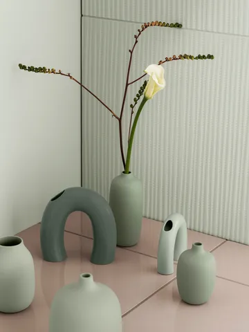 Ceola vas 13 cm - Desert Sage - blomus