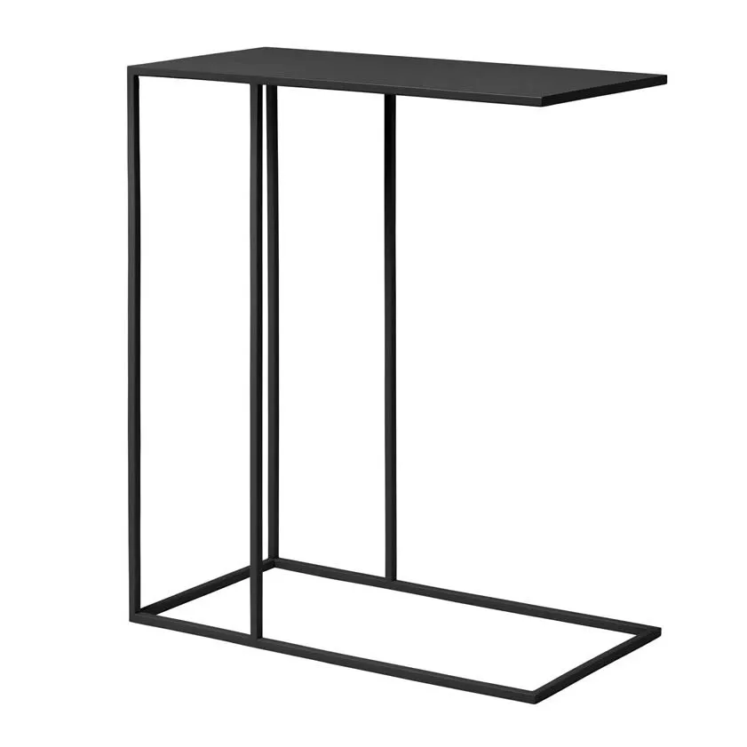 Fera sidobord 50x58 cm, Svart blomus