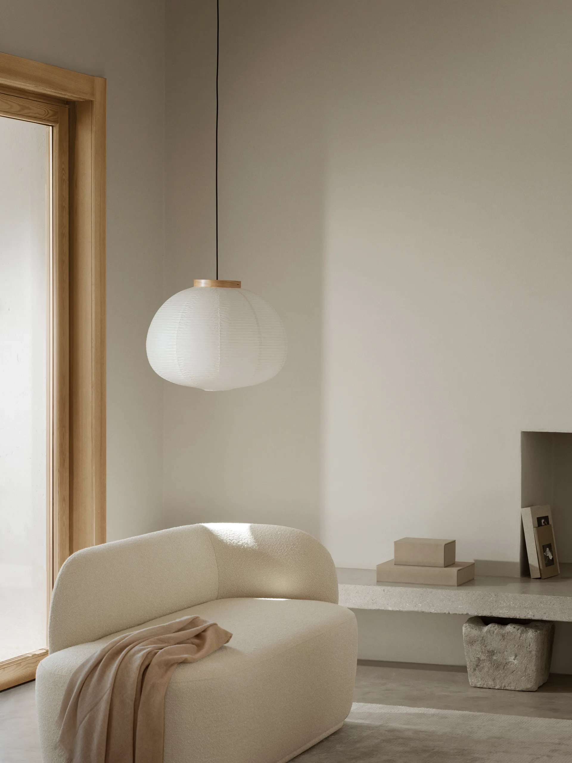 Kami pendel, Ek, Ø60 cm blomus