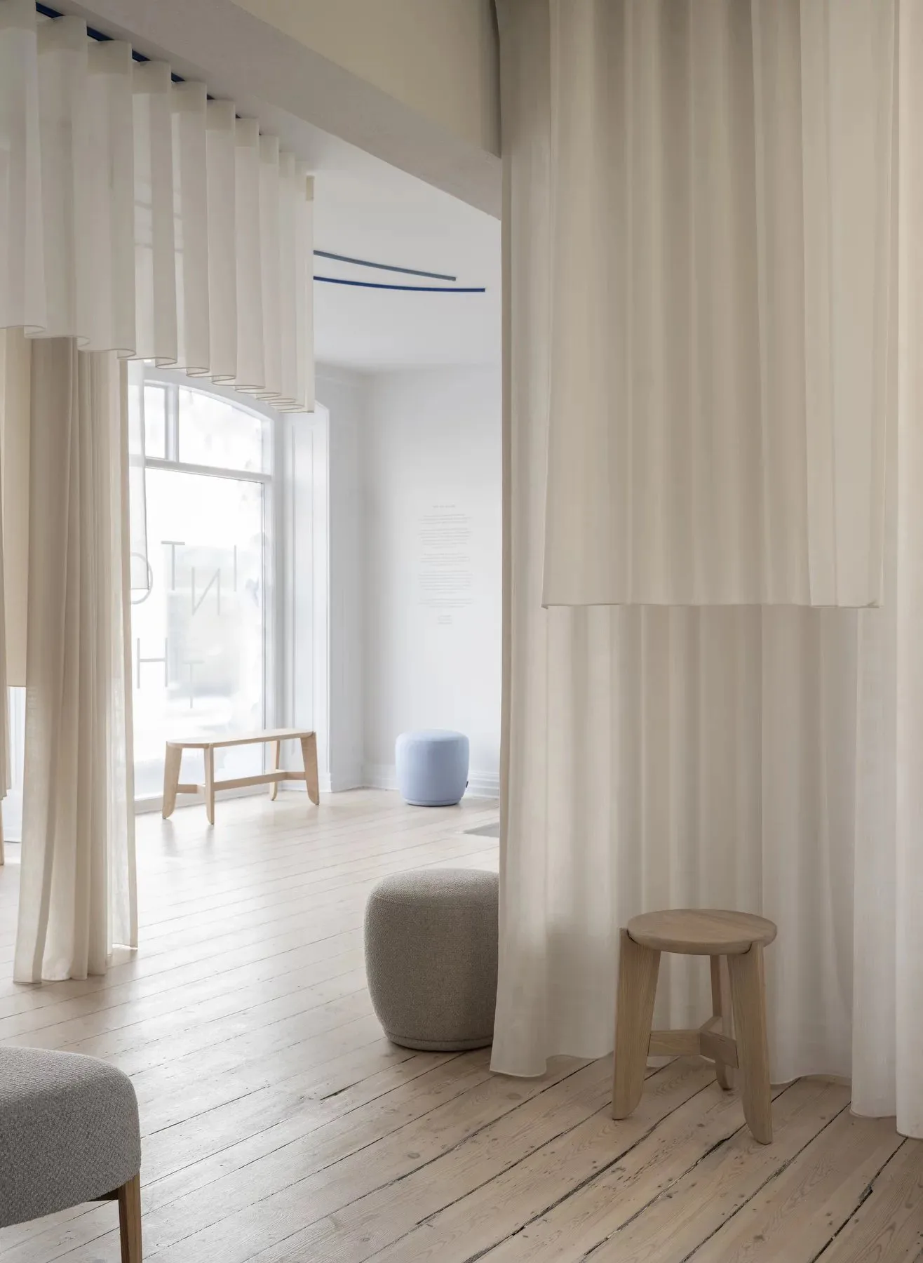 Kuon pall Ø47x45 cm, Boucla beige blomus