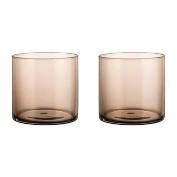 Mera tumblerglas 20 cl 2-pack - Coffee - blomus