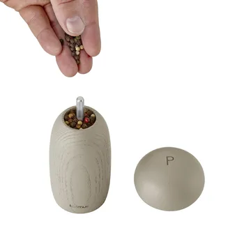 Moli Salt- och pepparkvarsset 13 cm - Moonbeam - blomus