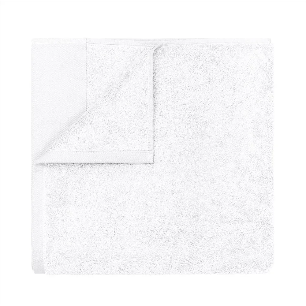 Riva bastuhandduk 100x200 cm, Vit blomus