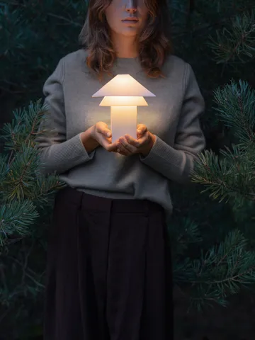 Sanaka bordslampa portabel - White - blomus