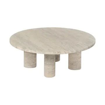 Volos soffbord L Ø75 cm - Travertine - blomus