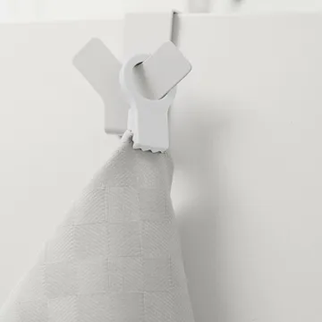 Bosign Loop clips för kökshandduk 2-pack - Vit - Bosign