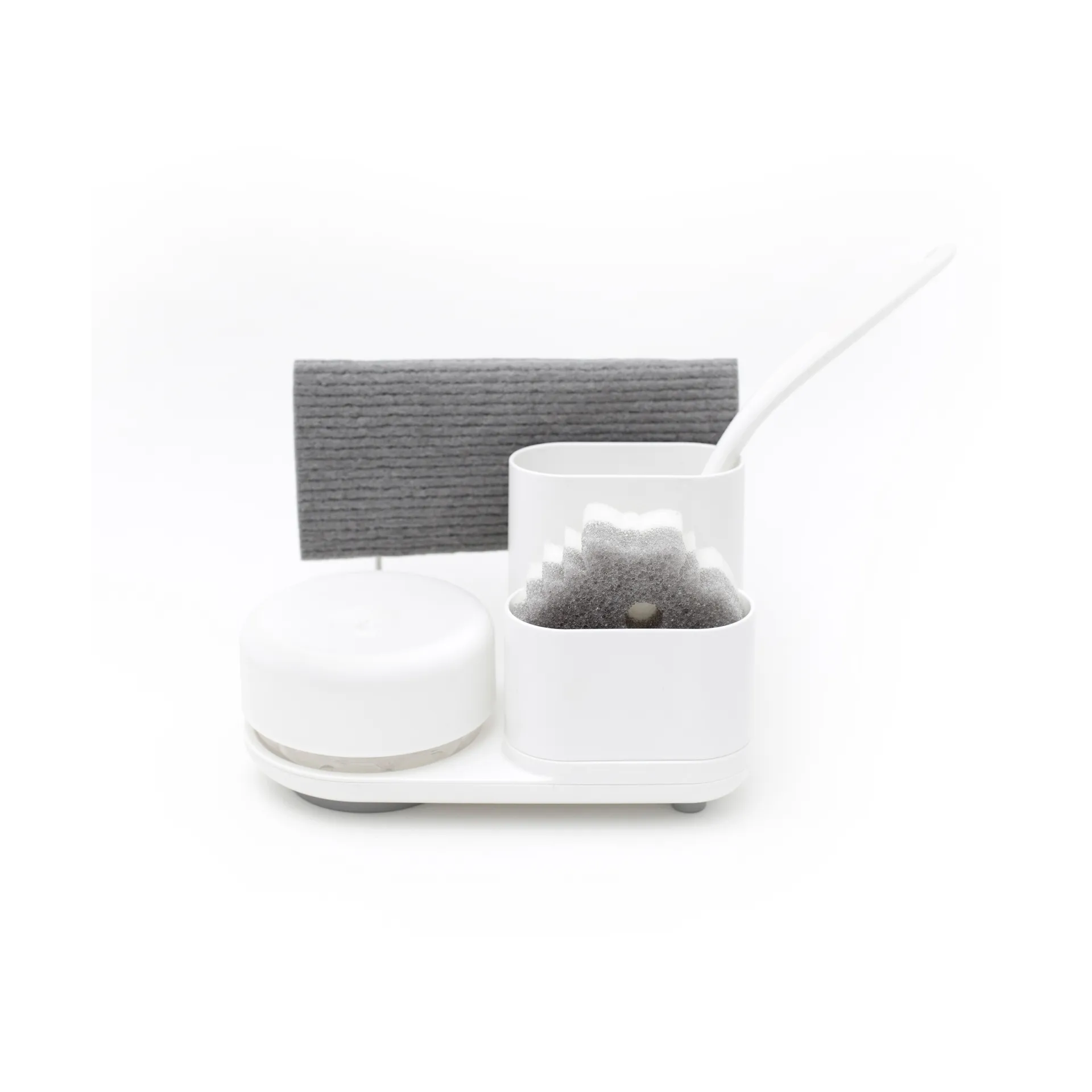 Do-Dish Caddy PLUS diskmedelspump med förvaring, Vit Bosign