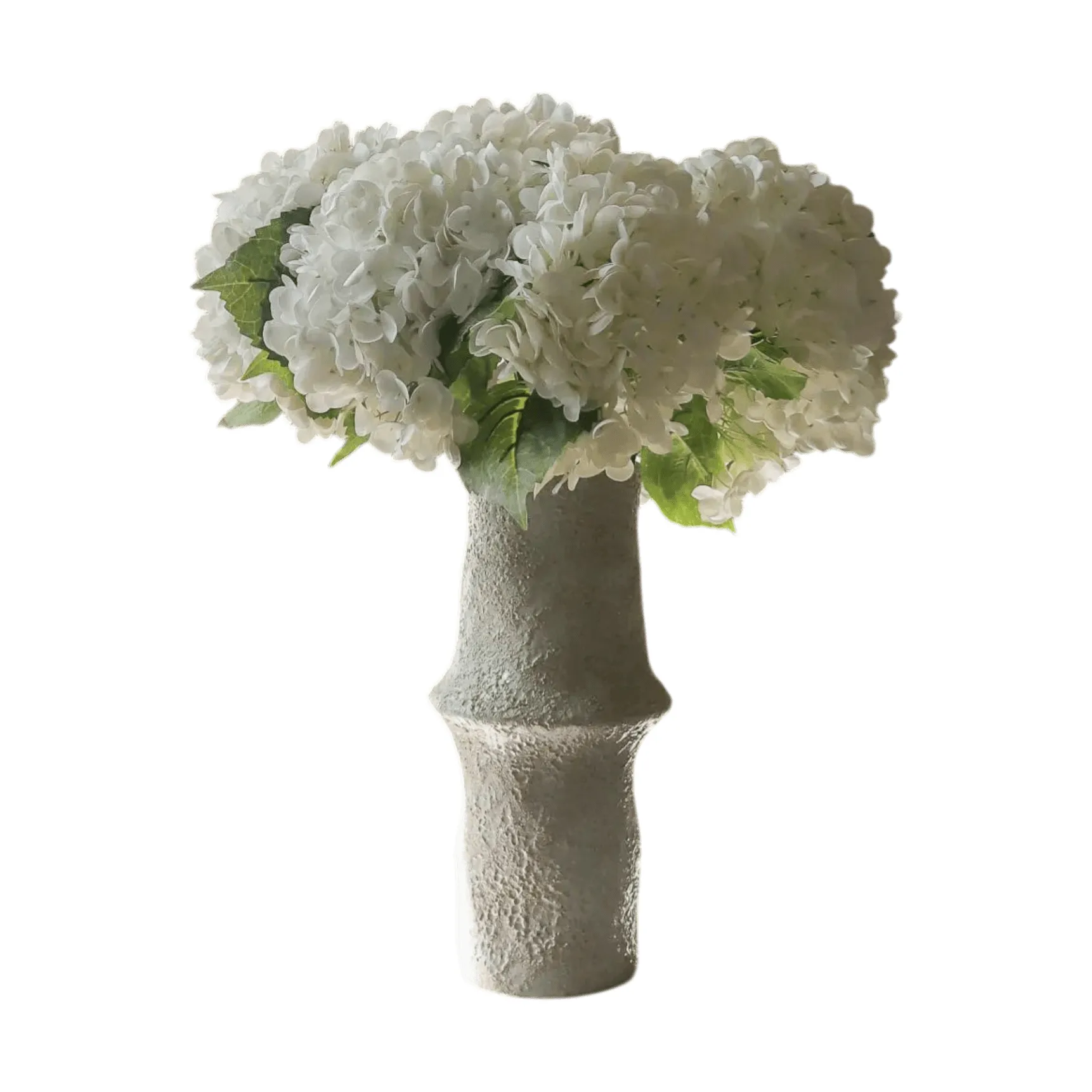 Hortensia konstgjord bukett, Vit, 7 st Botané
