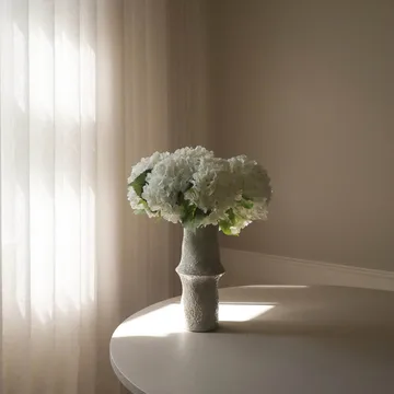 Hortensia konstgjord bukett - Vit, 7 st - Botané