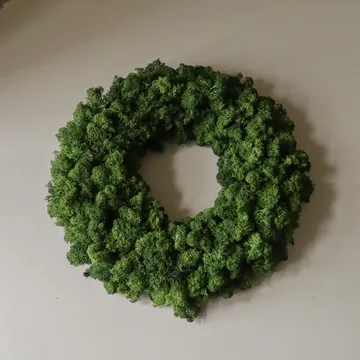 Moss Wreath mosskrans - Green, Ø40 cm - Botané