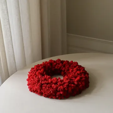 Moss Wreath mosskrans - Red, Ø40 cm - Botané