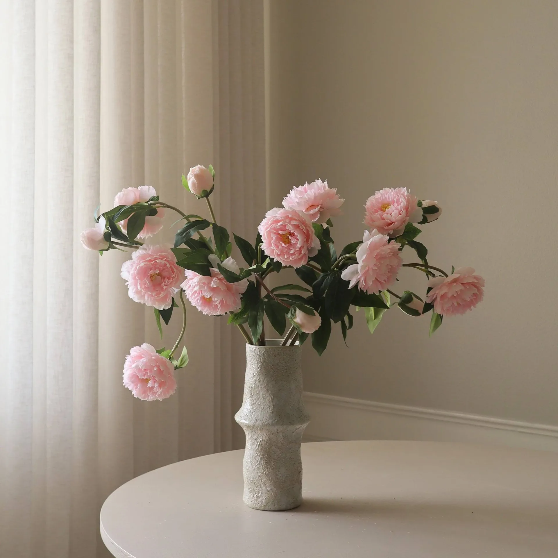 Pioner konstgjord bukett, Medium, rosa 5 st Botané