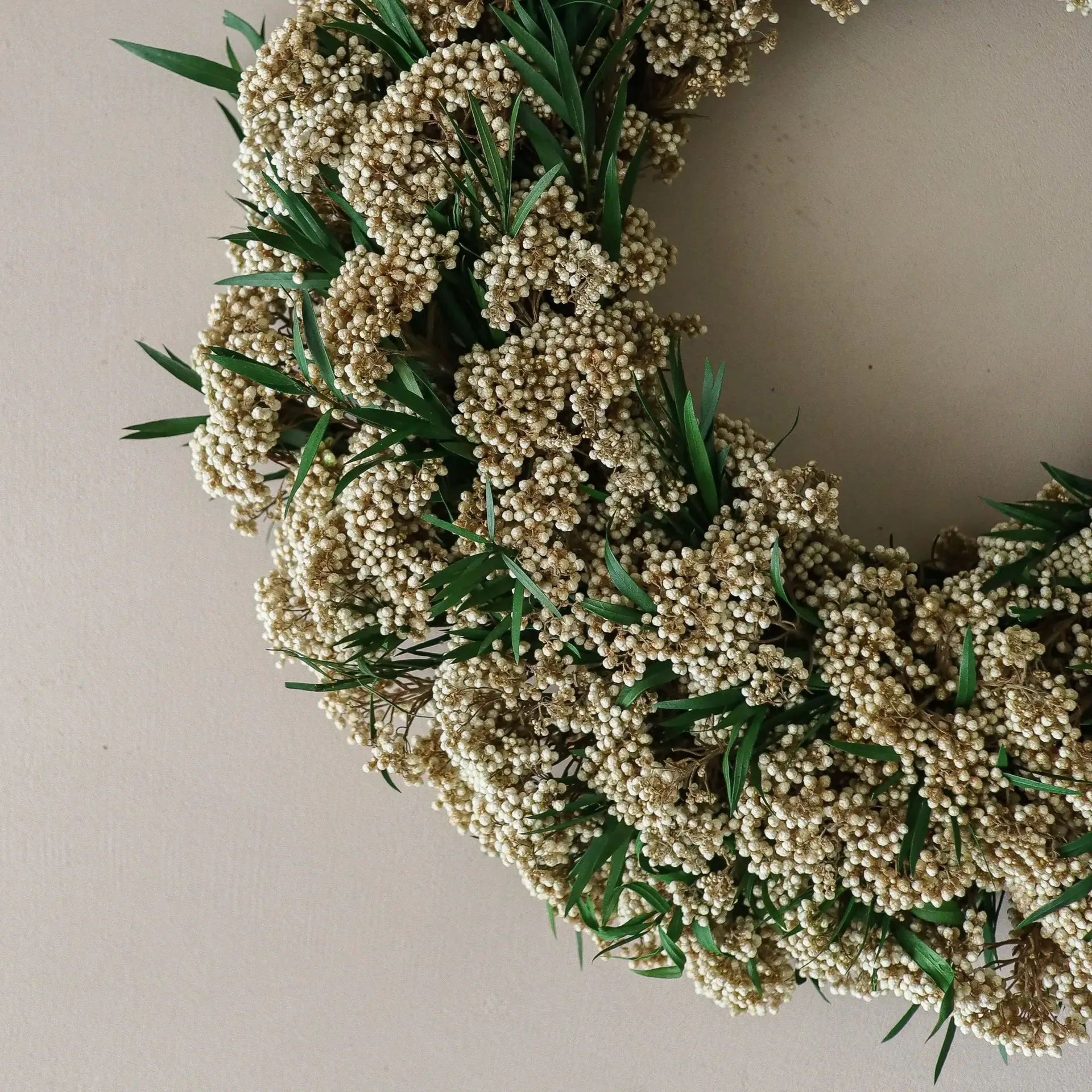 Whisper Meadow Wreath blomkrans, Risblomma, Ø40 cm Botané