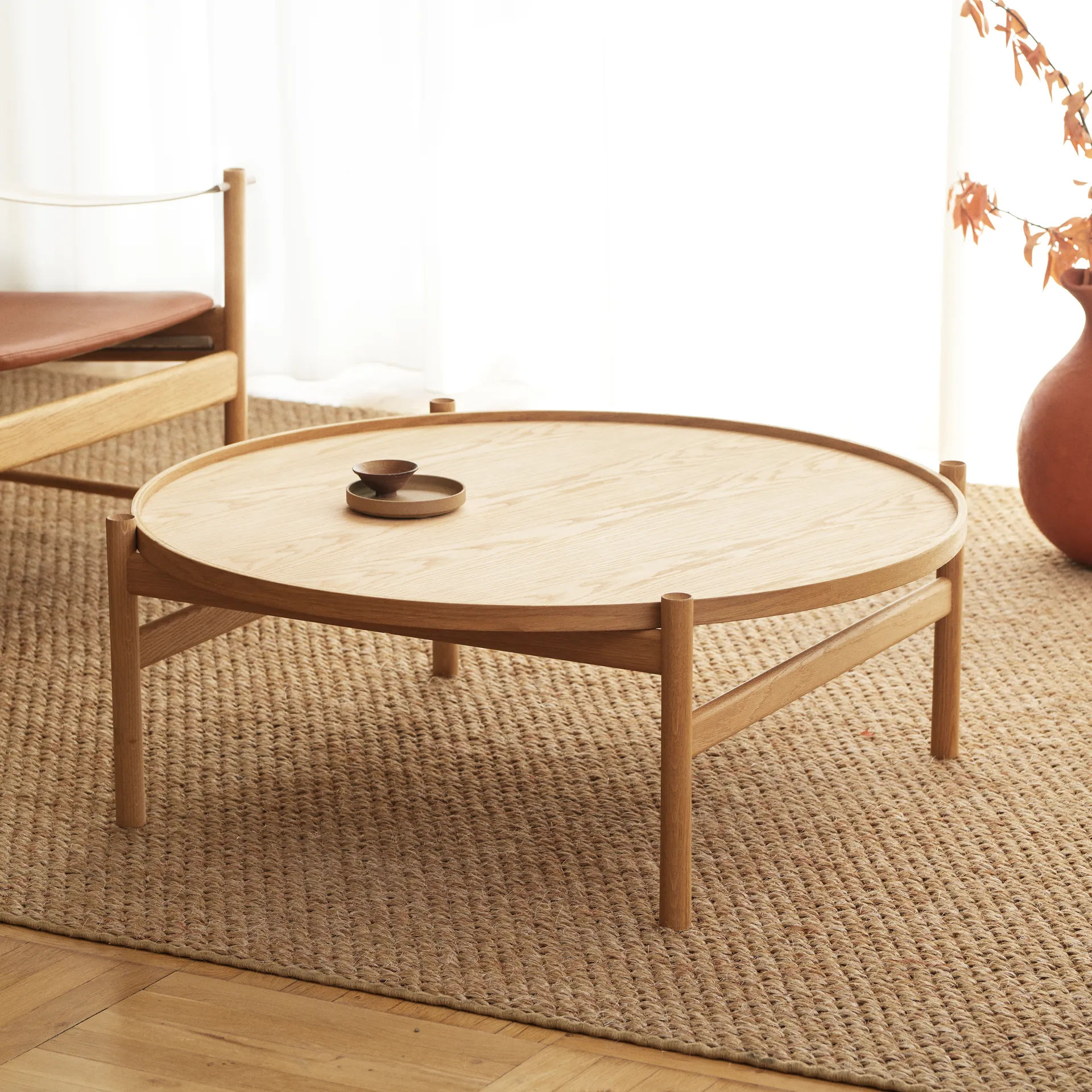 HB soffbord Ø100 cm, Oljad ek Brdr. Krüger