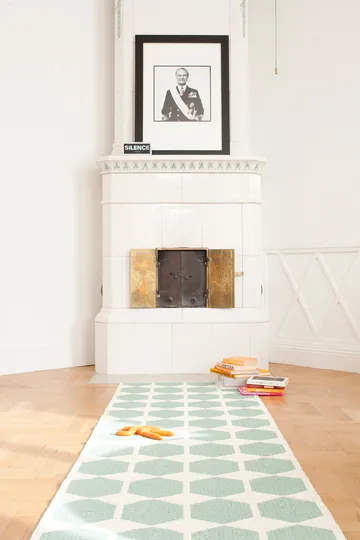 Anna matta aqua (turkos) - 70 x 100 cm - Brita Sweden