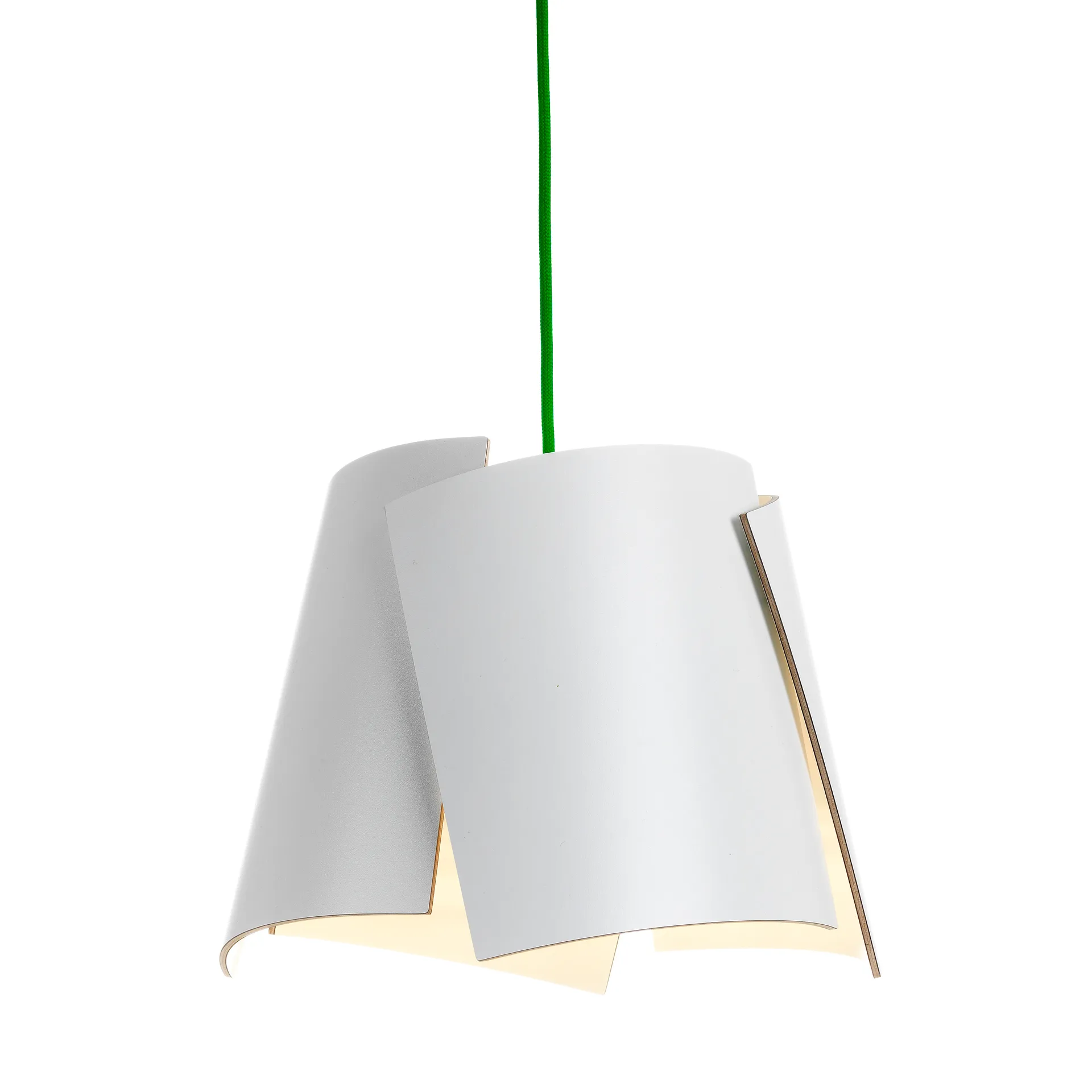 Leaf vit lampa, vit-grön Bsweden