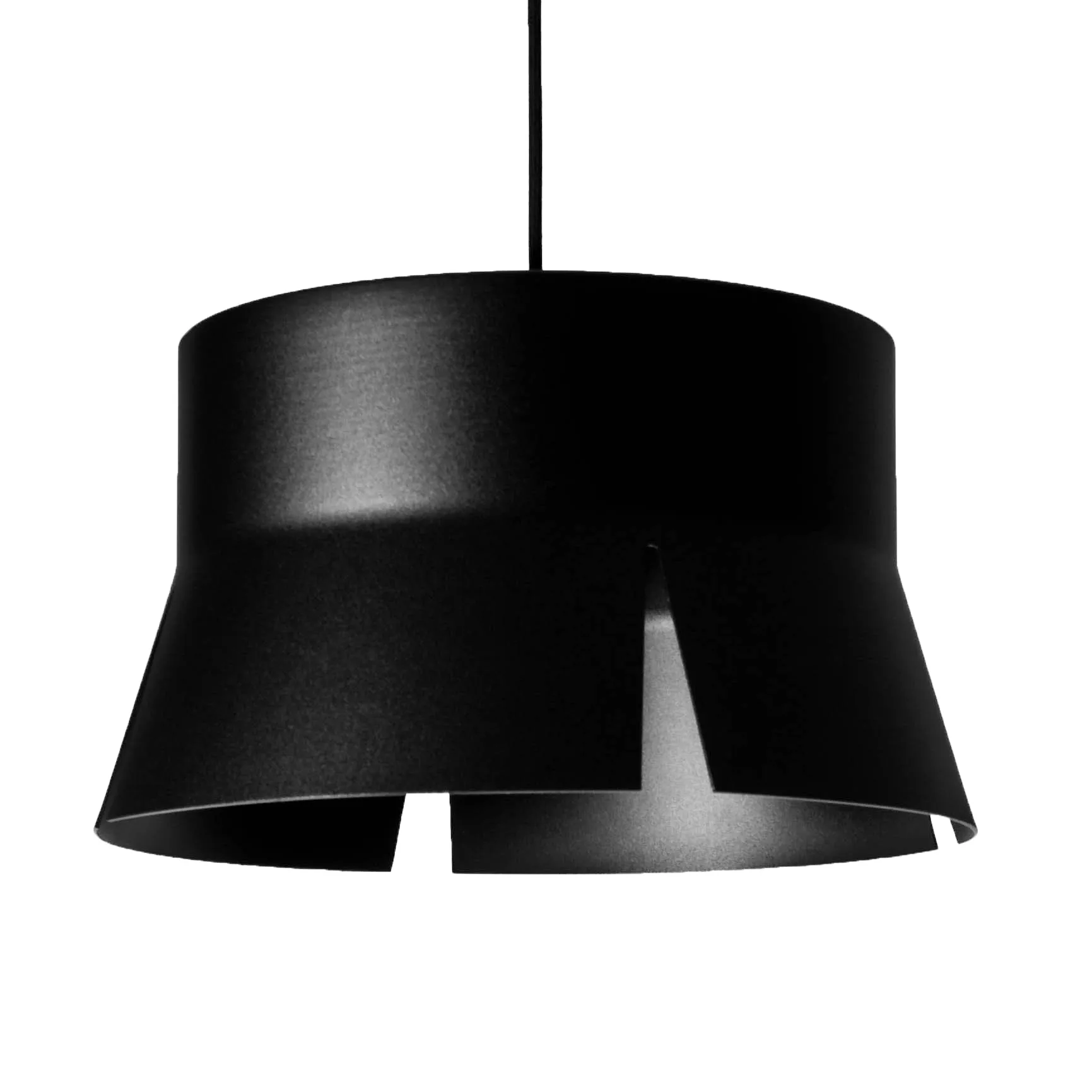 Split svart lampa, stor Bsweden
