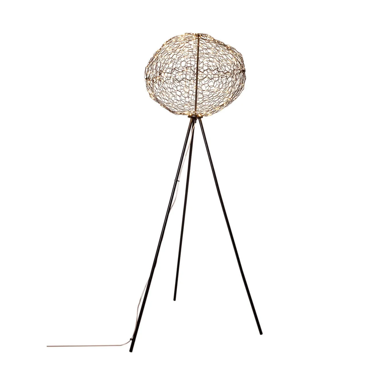 Hayden golvlampa 160 cm, Matt svart By Rydéns