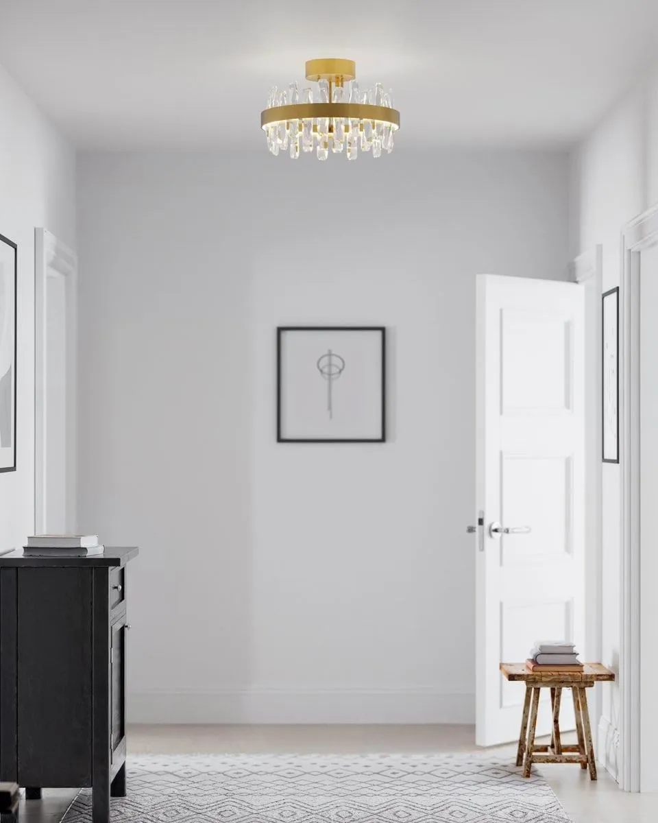 Triumph taklampa, Mässing-klar, Ø50 cm By Rydéns