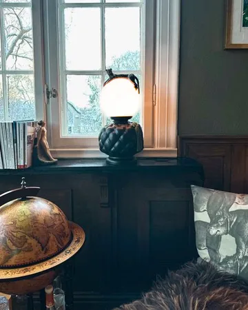 Viva La Diva bordslampa 45 cm - Svart-matt vit - By Rydéns