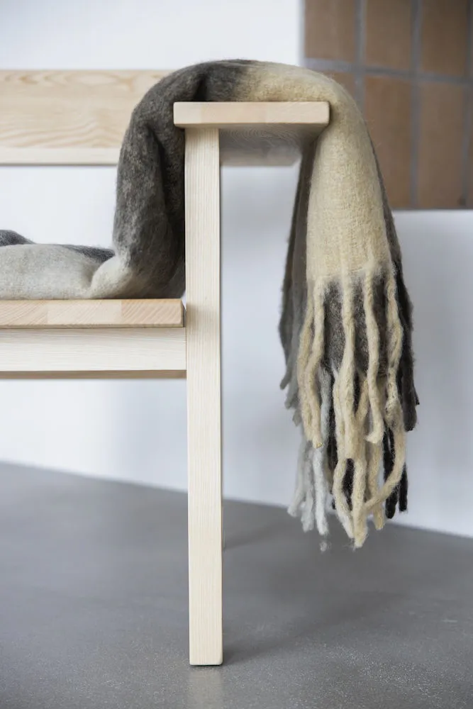 Check pläd, Mixed beige Byon